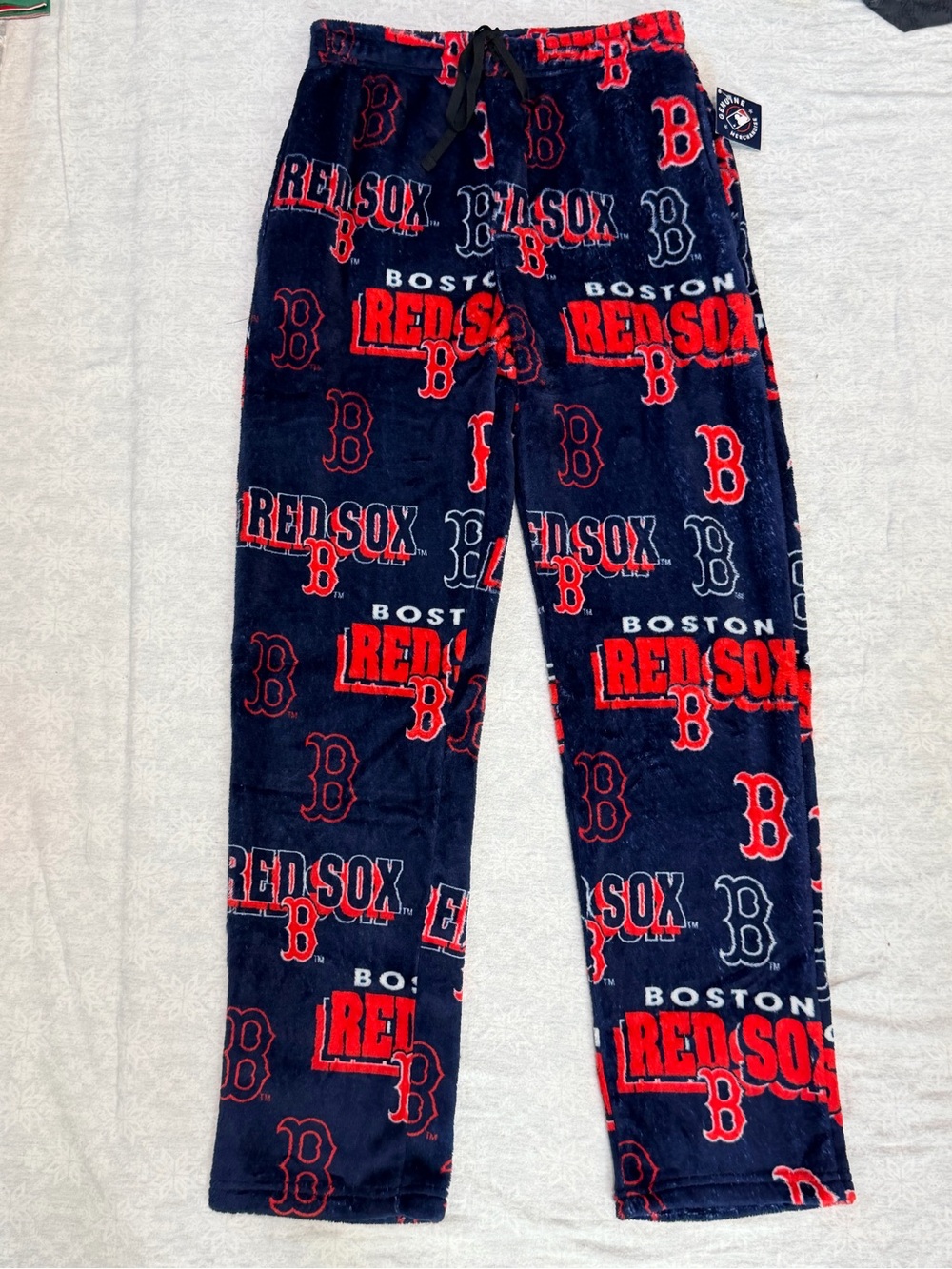 Boston Red Sox Pajama Pants Men’s S  MLB Plush Fleece Bottom Drawers Lounge NWT